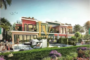 5 Bedroom Townhouse for Sale in Portofino, DAMAC Lagoons - Portofino | Luxven Real Estate